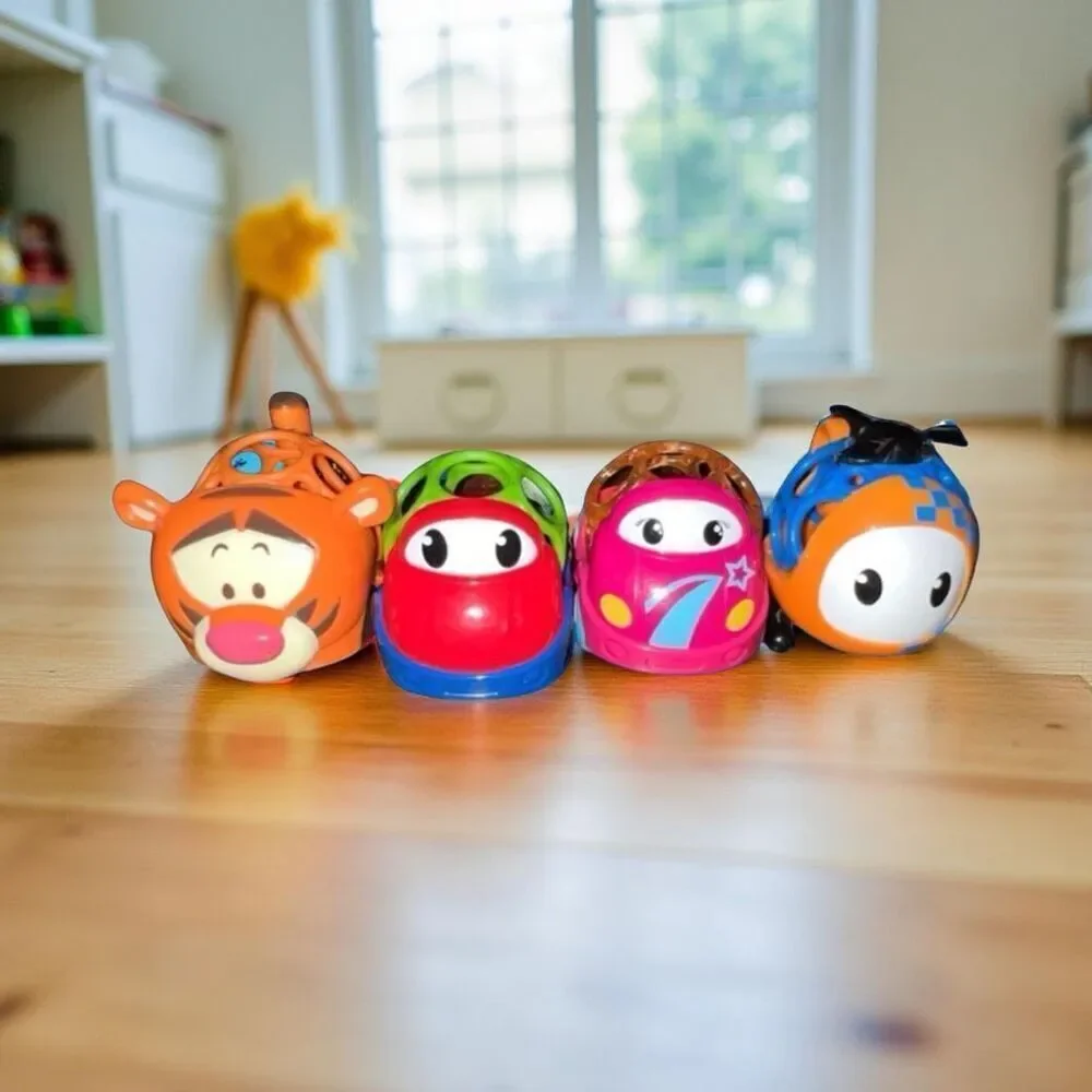10 PC OBall Go Grippers Toddler Lot Airplane Tigger Police Fire Helicopter MORE!